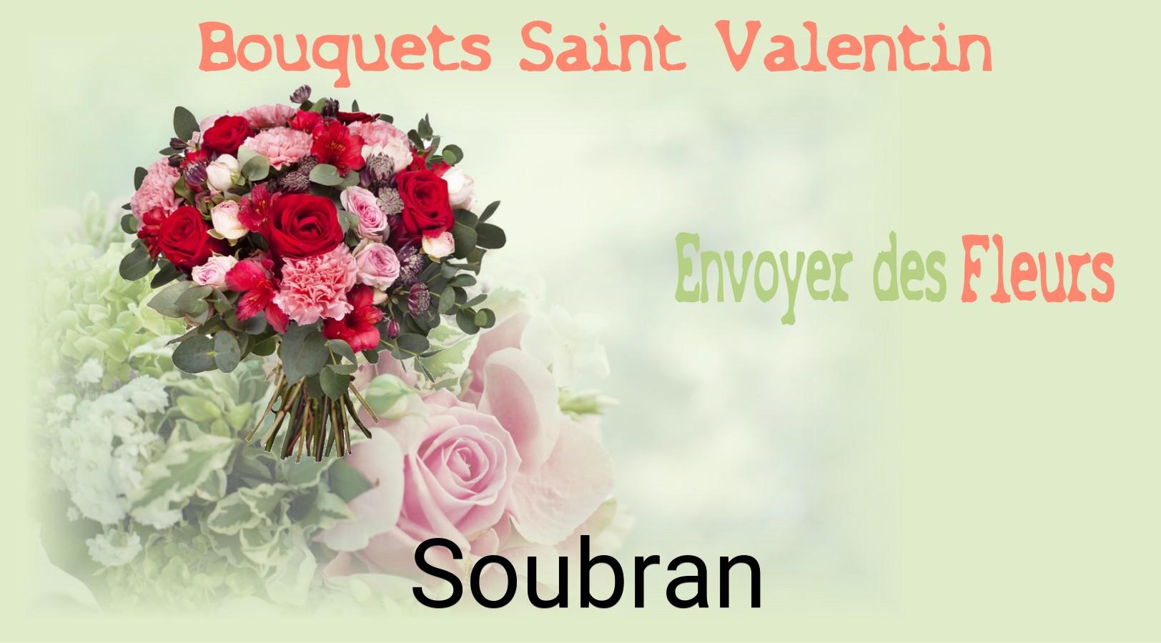 Roses de Saint-Valentin livrées à Soubran